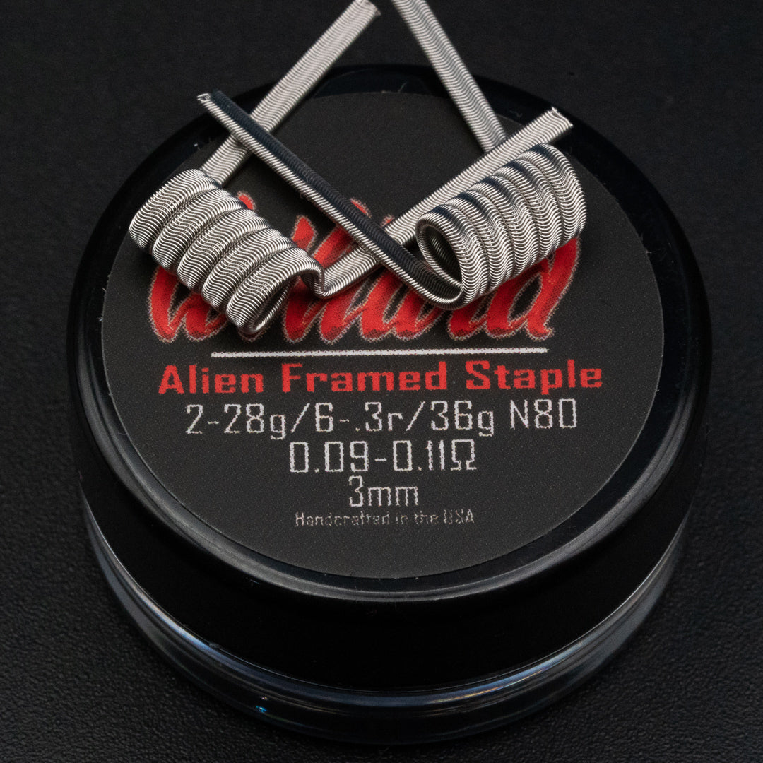 ALIEN FRAMED STAPLE COILS BY COILTURD – www.signaturetips.com